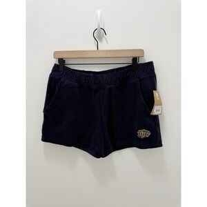 UTEP Miners Women's Terry Cloth Shorts Size M 8/10 Navy Rivalry Threads NWT